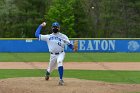 Baseball vs CGA  Wheaton College Baseball vs Coast Guard Academy during game one of the NEWMAC semi-finals playoffs. - (Photo by Keith Nordstrom) : Wheaton, baseball, NEWMAC